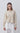 Interlock Knit Short Crop Top in Cream